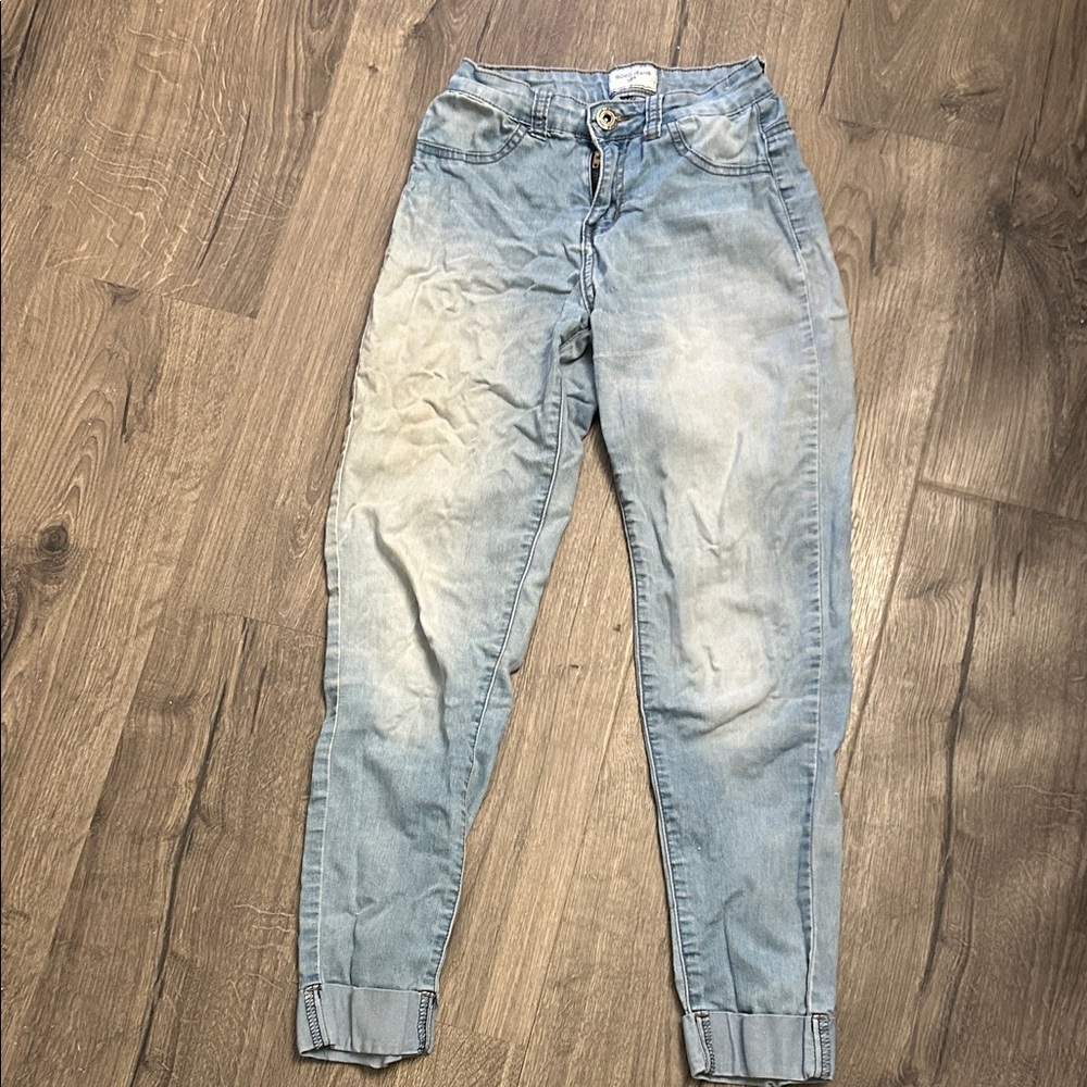 GOGO Light Blue Ankle Jeans
